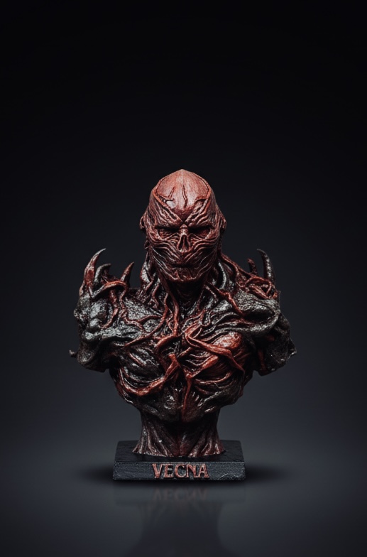 Buste Vecna Stranger Things peint à la main - Epicart 3D