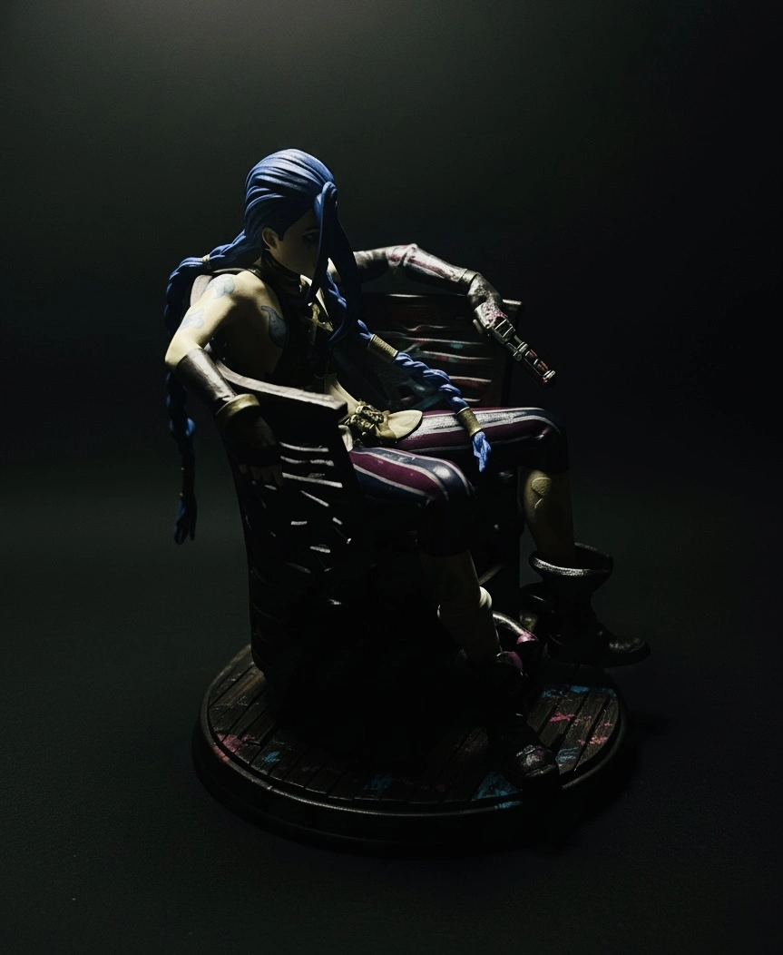Figurine Jinx Arcane - Résine 12K EPICART 3D