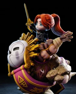 Chibi Esquie Maelle - Clair Obscur Expedition 33 peint à la main (profil)