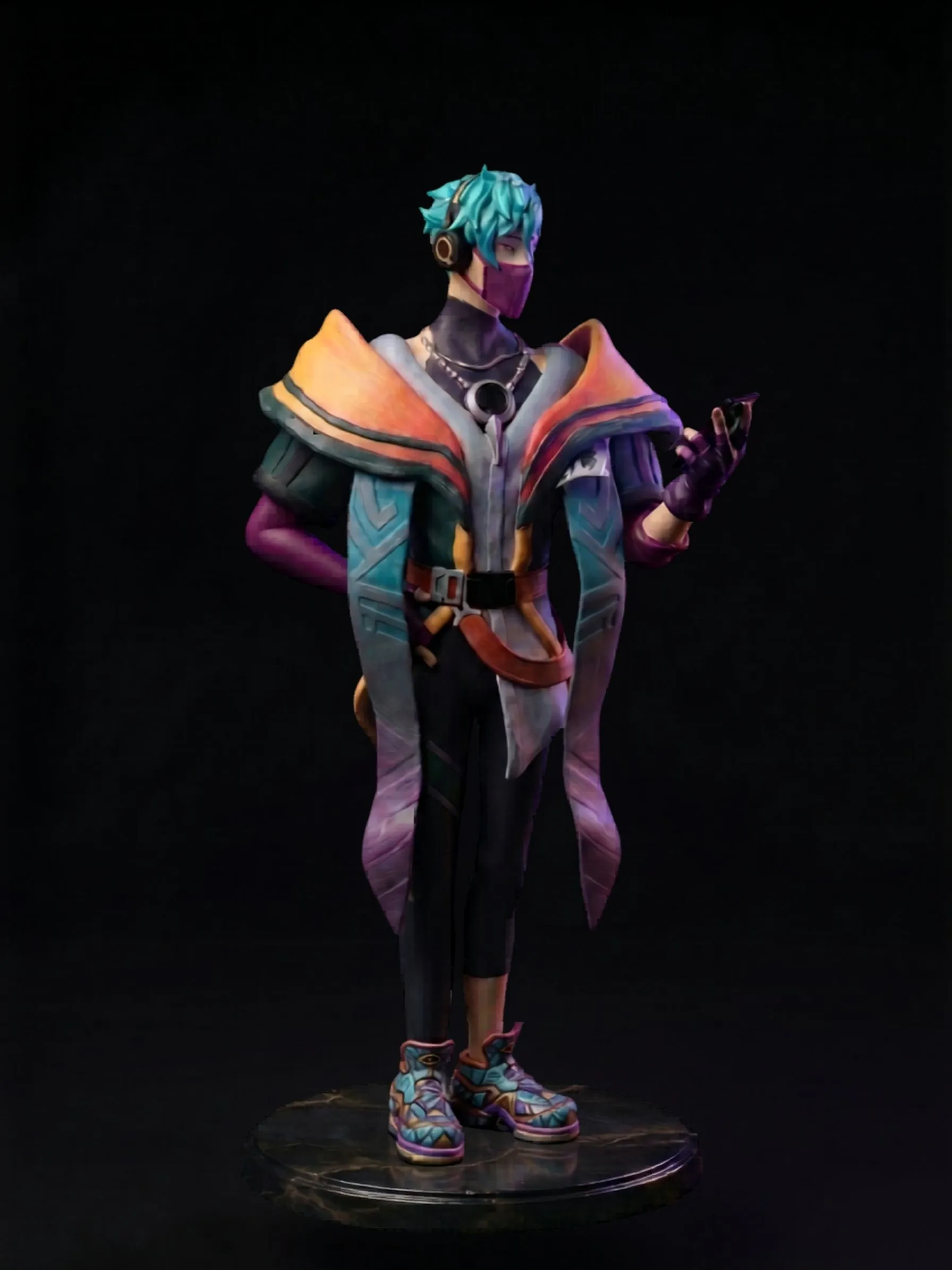 Figurine Aphelios - League of Legends - Statue complète