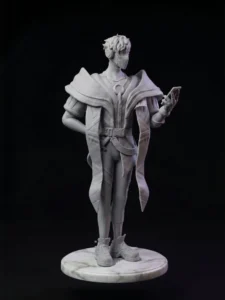 Figurine Aphelios - League of Legends - Statue non peinte