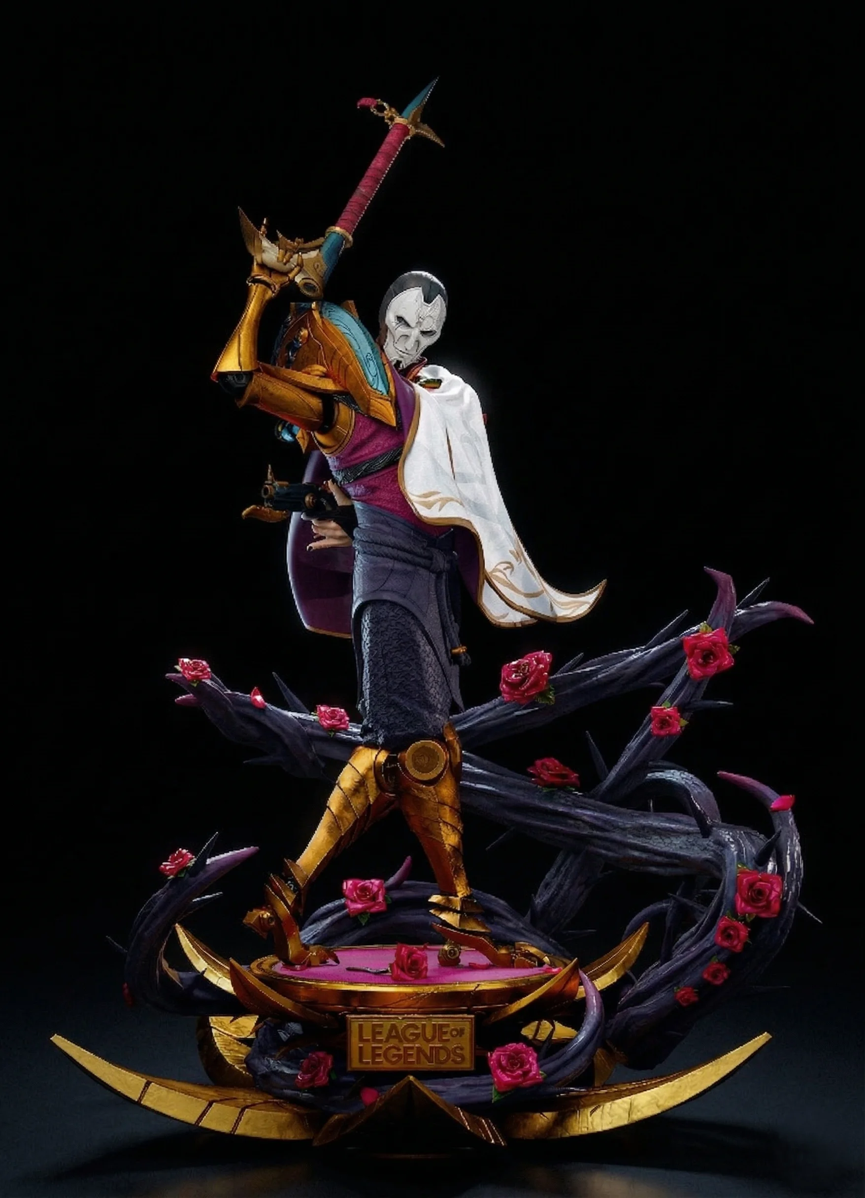 Figurine Jhin de League Of Legend - Impression résine 3D