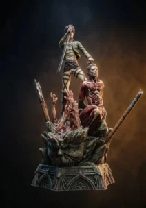 Statue Livai - Titan Bestiale : Attaque des Titans - Impression 3D résine